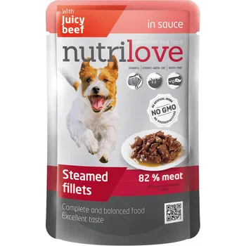 Volný čas Nutrilove Hovězí ve šťávě 85 g