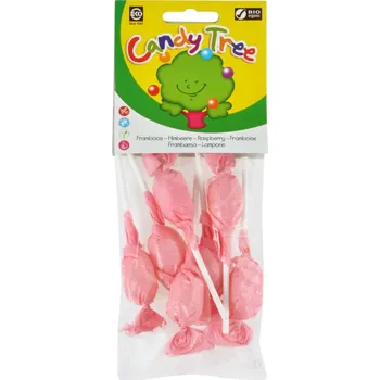 Bonbon Country life Candy Tree lízátka s příchutí maliny BIO 7x 10 g