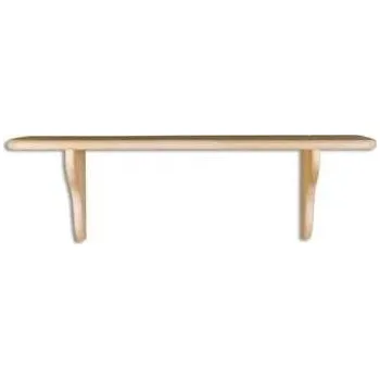 Postel ImportWorld Police Inga masiv v25 x š80 x h20 cm (Barva dřeva: Ořech)