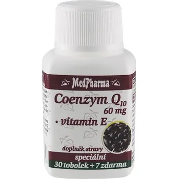 Zdraví MedPharma Coenzym Q10 + vitamin E 60 mg 30 + 7 tob.