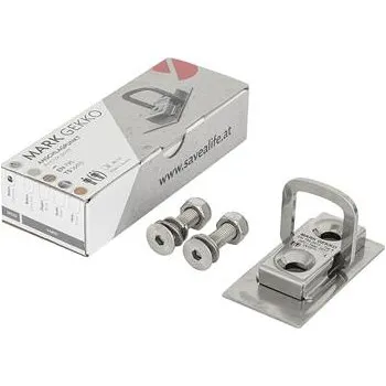 Vodácké vybavení MARK kotevní bod Gekko Vario EN795 95x50x14 mm upevnění do kovu