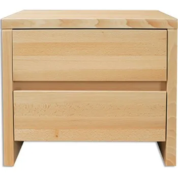 Jídelní stůl ImportWorld Noční stolek Aurel masiv - buk v45 x š50 x h35 cm (Barva dřeva: Cherry)