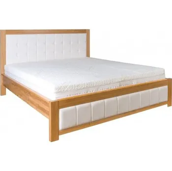 Nábytek ImportWorld Dřevěná postel 160x200 Abram masivní dub, Viena (Barva dřeva: Brendy)