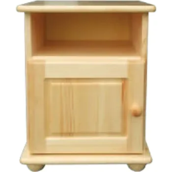 Jídelní stůl ImportWorld Noční stolek Kia masiv v55 x š42 x h35 cm (Barva dřeva: Olše)