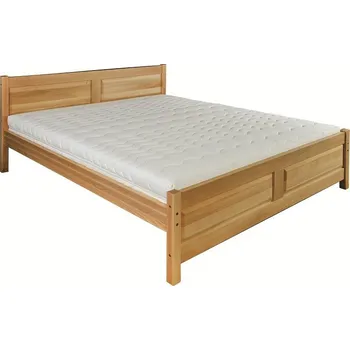 Nábytek ImportWorld Dřevěná postel 200x200 buk Byron (Barva dřeva: Šedá)