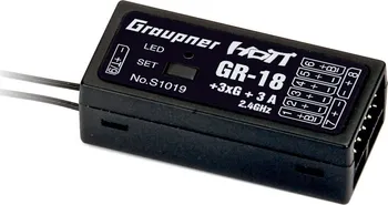 RC vybavení Graupner/SJ GR-18+3xG+3A Copter přijímač HoTT
