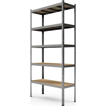 Dílenský regál ImportWorld Kovový regál Stark 200x110x45 cm - 5 polic