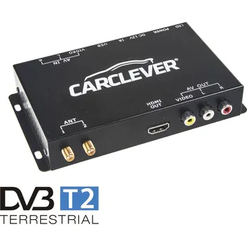 Set top box DVB-T2/HEVC/H.265 digitální tuner s USB + 2x anténa (dvb-t04)