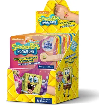 Vieste SpongeBob Multivitamin 12x 12 tbl. Vieste SpongeBob Multivitamin 12x 12 tbl.