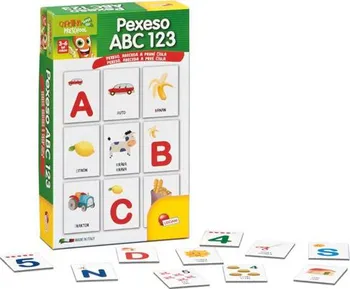 Pexeso Piatnik Pexeso ABC 123