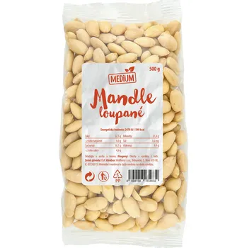 Wolfberry Mandle loupané medium