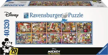 puzzle Ravensburger Mickey Mouse během let 40 320 dílků