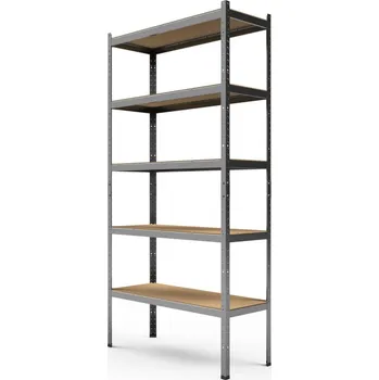 Dílenský regál ImportWorld Kovový regál Primo II. 180x80x40 cm - 5 polic