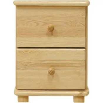 Noční stolek ImportWorld Noční stolek Zikmund hl. 47 cm (Barva dřeva: Bílá)