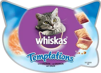 Pamlsek pro kočku Whiskas Temptations losos 60 g
