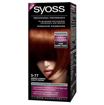 Barva na vlasy Syoss 5-77 oslňující měděná