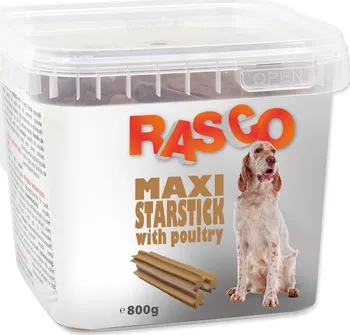 Pamlsek pro psa Rasco Dog Hvězdy natural s drůbeží 800 g