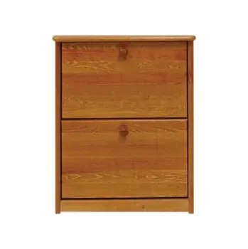 ImportWorld Botník Ludmila - v80 x š58 x h29 cm (Barva dřeva: Dub)