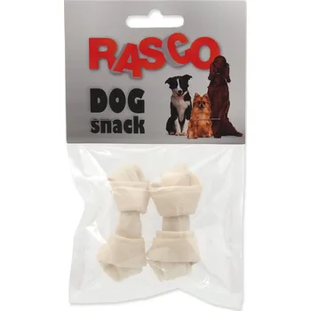 Pamlsek pro psa Rasco Dog uzle buvolí bílé 6,25 cm 2 ks