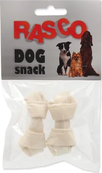 Pamlsek pro psa Rasco Dog uzle buvolí bílé 6,25 cm 2 ks