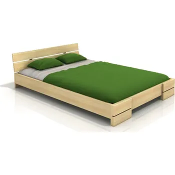 Postel ImportWorld Postel Elisabeth 180x200 cm, borovice masiv (Barva dřeva: Ořech, Rošt varianta: Lamelový rošt)