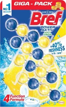Čisticí prostředek na WC Bref Power Aktiv Lemon 4 × 50 g
