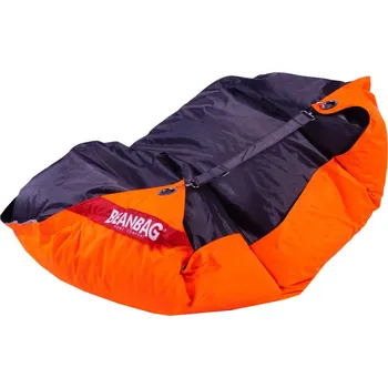 Sedací pytel BeanBag Sedací pytel 189x140 duo fluo orange - licorice