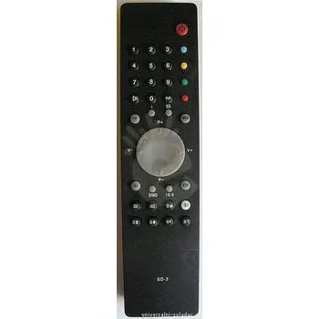 Dálkový ovladač Mascom SD3 chassis PT92 - dálkový ovladač černý