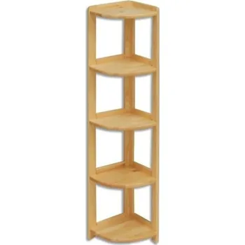 Knihovna ImportWorld Rohový regál Jan masiv v163 x š30 x h30 cm (Barva dřeva: Borovice)