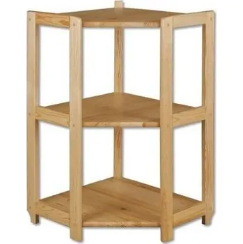 Knihovna ImportWorld Regál Albin masiv v86 x š52 x h52 cm (Barva dřeva: Olše)