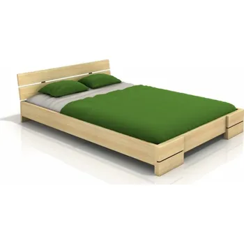 Nábytek ImportWorld Postel Elisabeth Long 180x220 cm, borovice masiv (Barva dřeva: Bílá, Rošt varianta: Lamelový rošt)