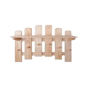 ImportWorld Věšák Alger masiv v48 x š70 x h26 cm (Barva dřeva: Dub)