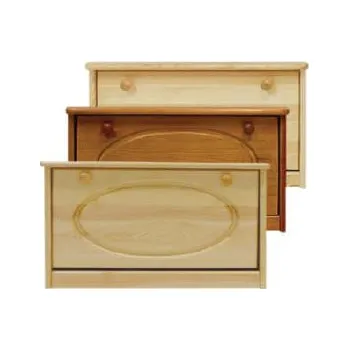 ImportWorld Botník Bronislav bez drážky - v45 x š72 x h29 cm (Barva dřeva: Ořech)