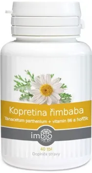 Přírodní produkt Nutricius Imbio Kopretina řimbaba + vitamin B6 a hořčík 40 tbl.