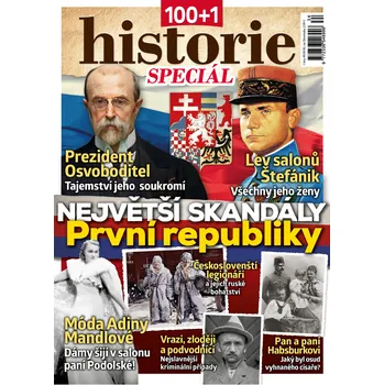 Časopis 100+1 historie speciál - Největší skandály První republiky (č. 65, 34)