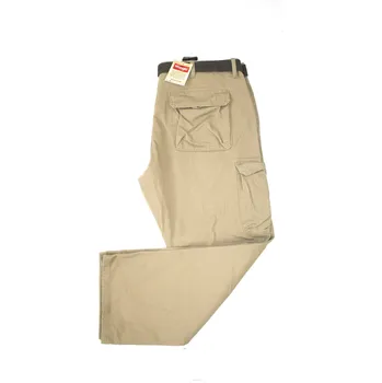 Pánské kalhoty Kalhoty Wrangler Twill Cargo s opaskem - britská khaki Velikost: 40x30