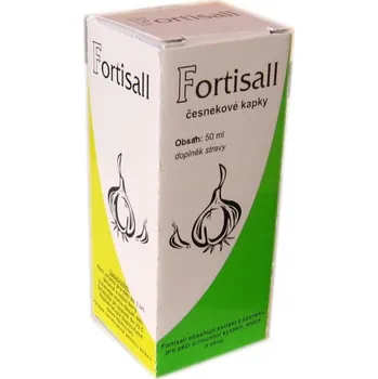 Přírodní produkt Recenze Fortisall česnekové kapky 50 ml