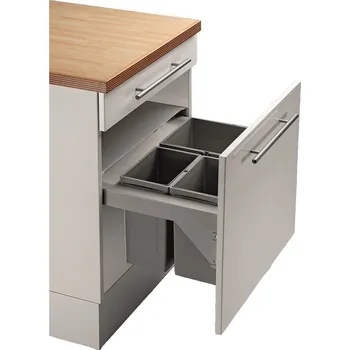 Odpadkový koš Teka Pullboy Soft 60 Trio 1 x 17 l, 2 x 8 l