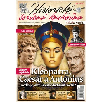 Časopis Historická červená knihovna - Kleopatra, Caesar a Antonius