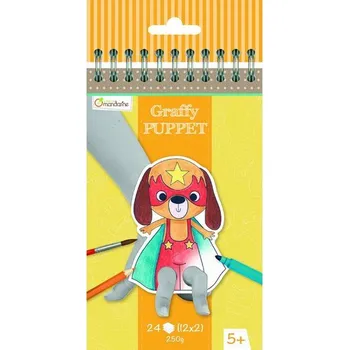 kreativní sada Avenue Mandarine Prstové loutky Zvířecí hrdinové