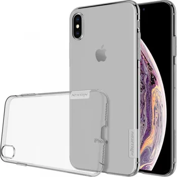 Pouzdro na mobilní telefon NILLKIN Nature kryt pro iPhone XS Max - šedá