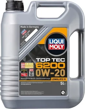 Motorový olej Liqui Moly Top Tec 6200 0W-20 5 l