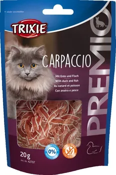 Pamlsek pro kočku Trixie Premio Carpaccio s kachnou a rybou 20 g