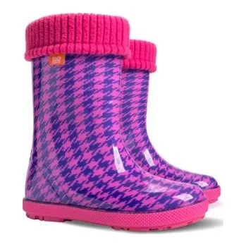 Chlapecké holínky Polsko Dětské holinky Stormer Lux Print 0032B zateplené-Hawai Velikosti 26/27