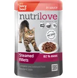 Nutrilove Cat kapsička hovězí ve šťávě…