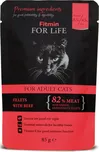 Fitmin Cat Pouch Adult Beef 85 g
