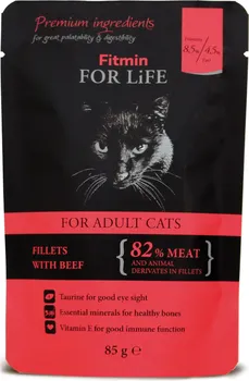 Krmivo pro kočku Fitmin Cat Pouch Adult Beef 85 g