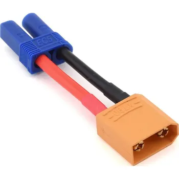 RC vybavení Konverzní kabel XT90 (samec) – EC5 (baterie)