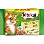 Kitekat kapsičky drůbeží menu 4 x 100 g