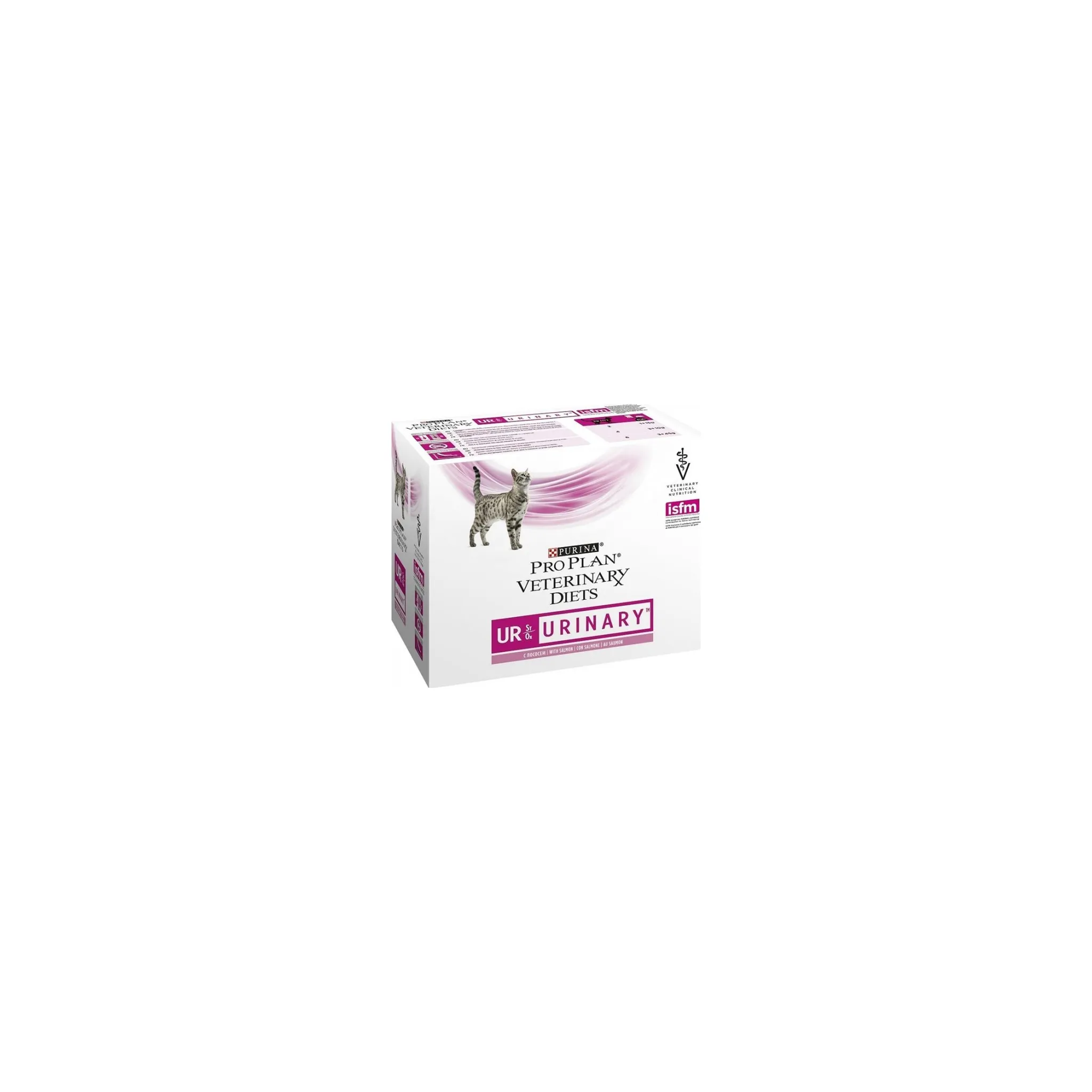 Fotografie 1 - Krmivo pro kočku Purina Pro Plan VD Feline UR St/Ox Urinary Salmon 10 x 85 g
